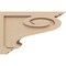 Ekena Millwork 6"W x 18"D x 12"H Classic Scroll Rough Cedar Woodgrain TimberThane Corbel, Primed Tan CORUR06X18X12SCRRCPR - alternate 6